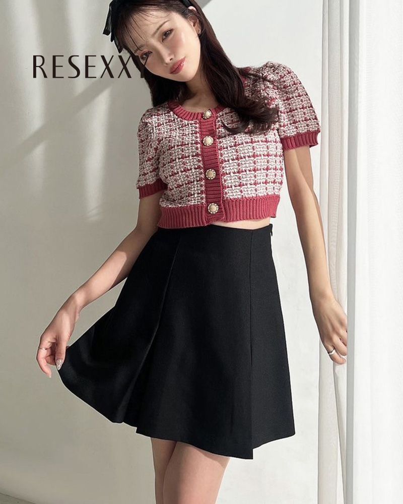 ハイウエストツータックミニスカート RESEXXY リゼクシー 152530863801