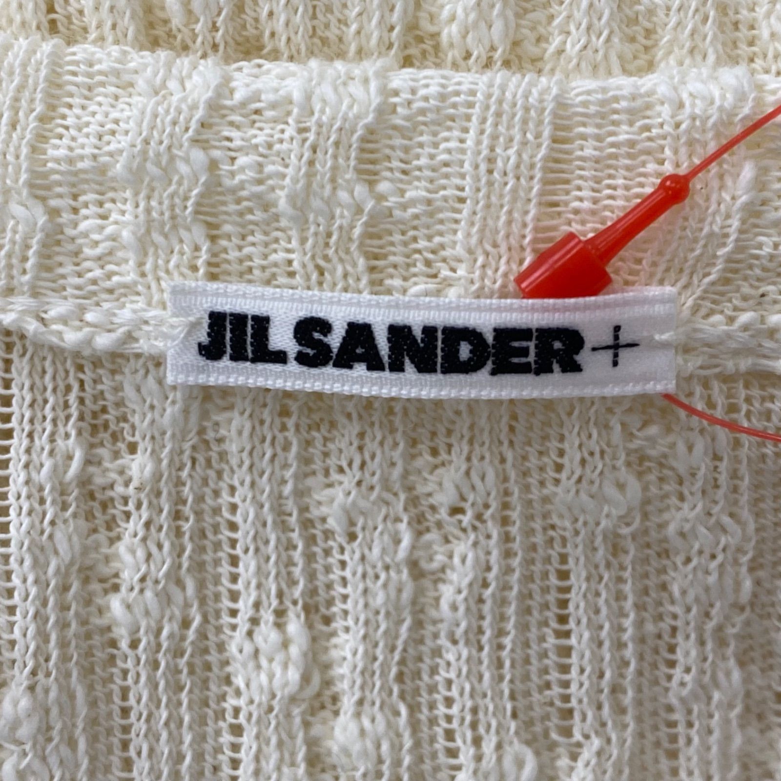 ◇ジル サンダー JIL SANDER+ カットソー ニット 長袖 アイボリー 