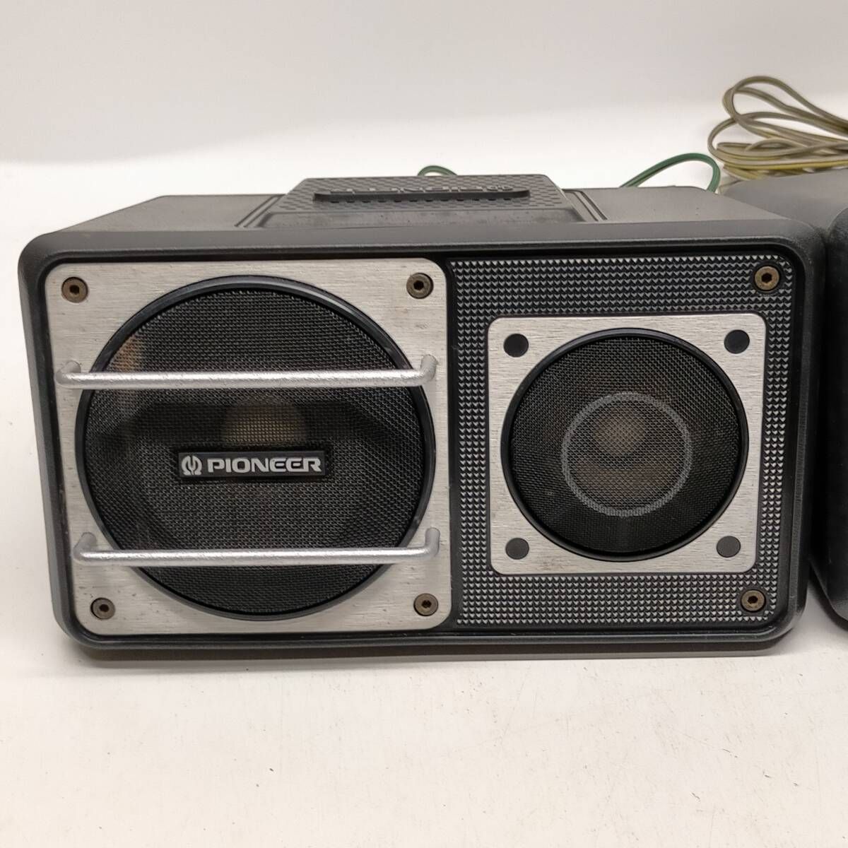【保障できる】 pioneer 当時物 パイオニア 据置 置き型 車載 ボックス型 TS-X6 スピーカー・ウーファー