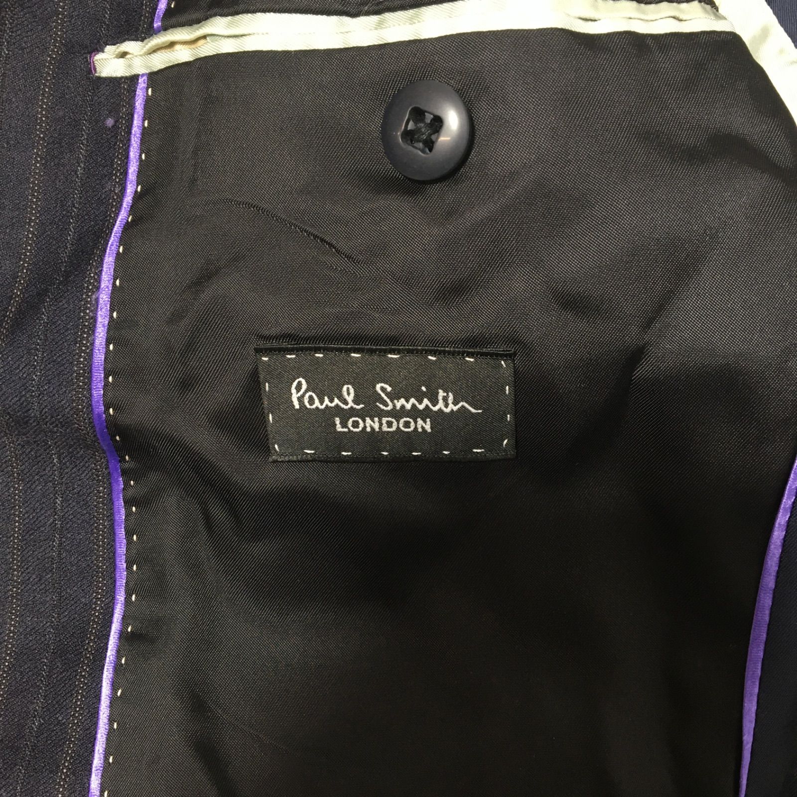 【ポールスミス】エルメネジルド・ゼニア ストライプ ビジネスジャケット＆ベスト M0906-12-N ☆早い者勝ち☆ Paul Smith ポールスミス テーラード