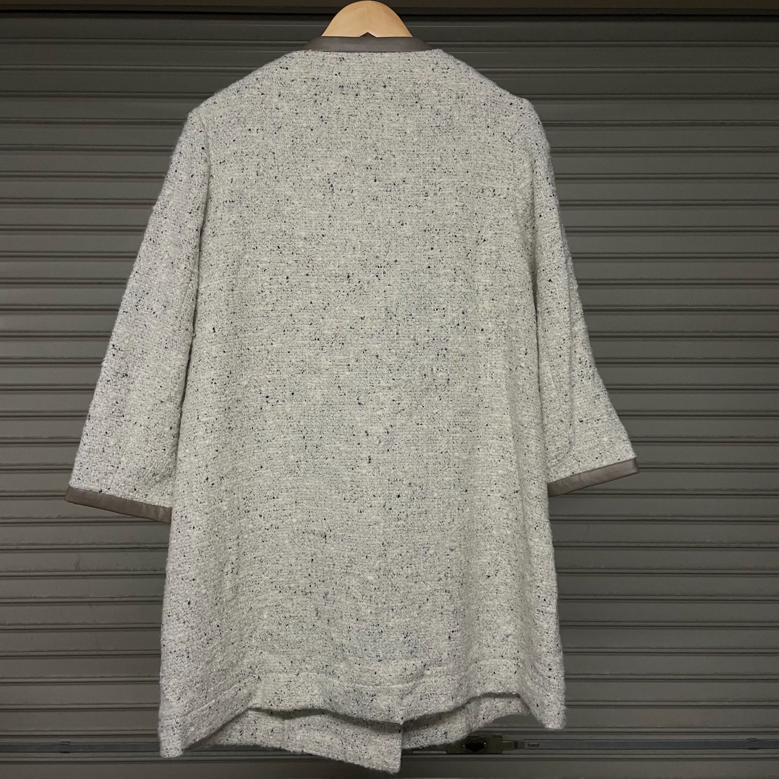 タグ付 HANAE MORI ハナエモリ ツイードコート ミドル丈 サイズ38