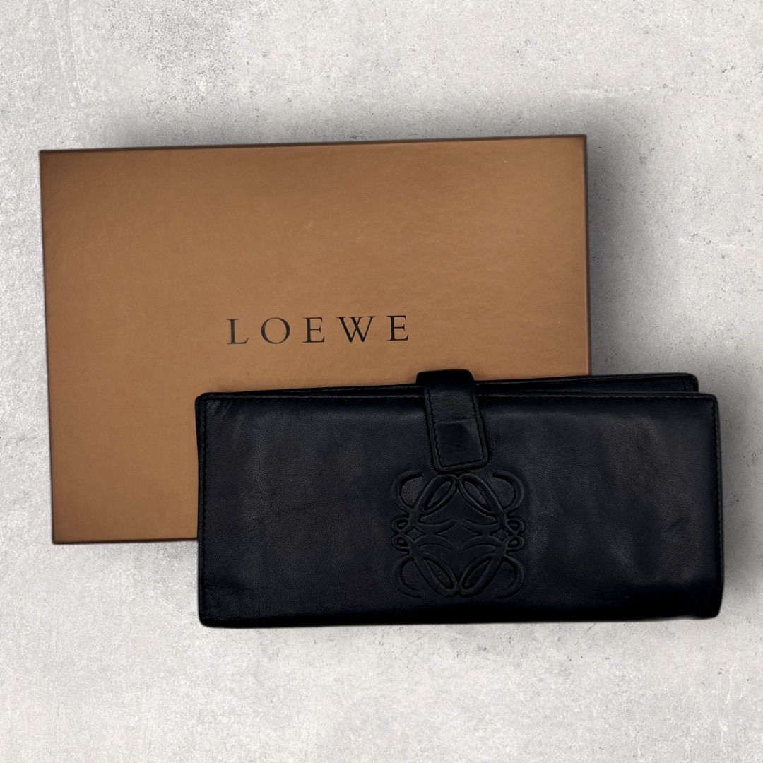 LOEWE ロエベ アナグラム 2つ折長財布 二つ折り長財布 シープスシン  