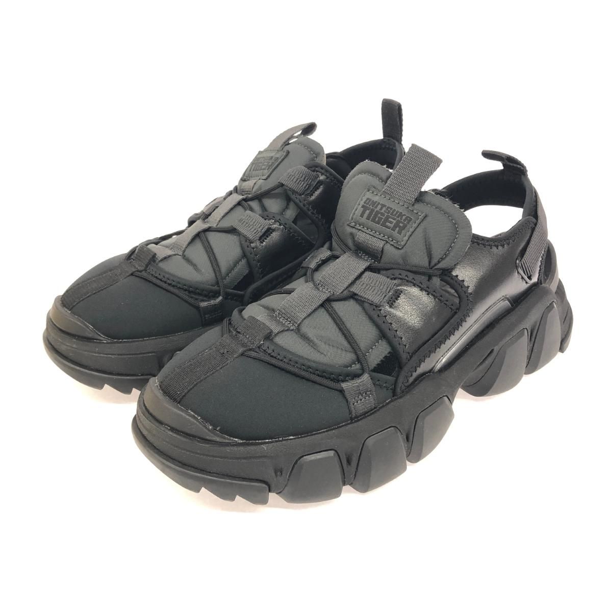 美品 Onitsuka Tiger オニツカタイガー デンティグレケージ サンダル  ブラック   メンズ　240001110038