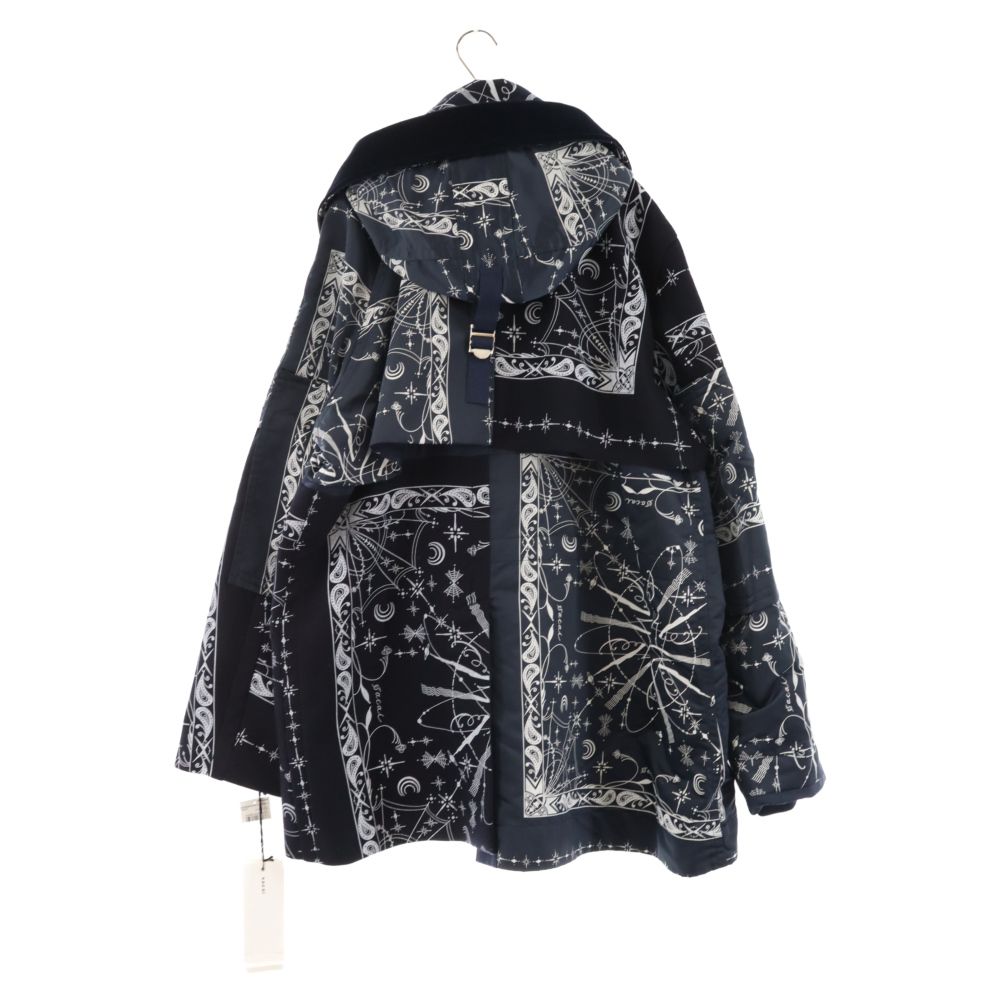 Sacai (サカイ) 20AW Dr.Woo Bandana Print Coat 20-02327M バンダナ