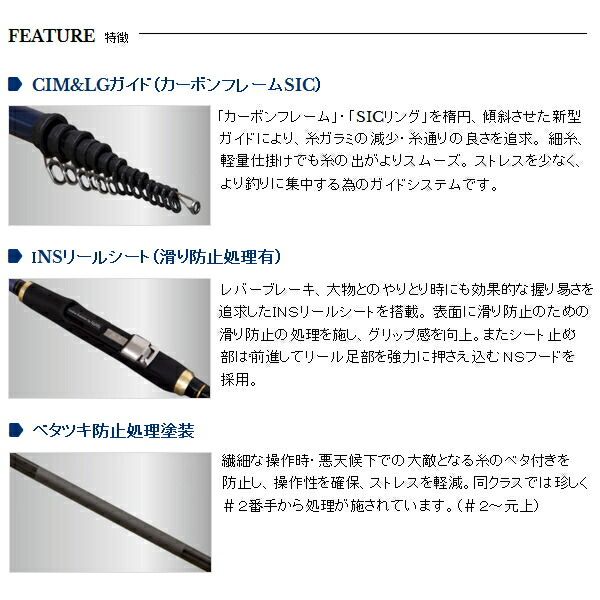  ≪ 18年 新商品 ≫ 宇崎日新 イングラム 稲穂 CIM 5406 0 5号 5 3 m 〔仕舞寸法 107 cm〕 ガイド ロッドパーツ