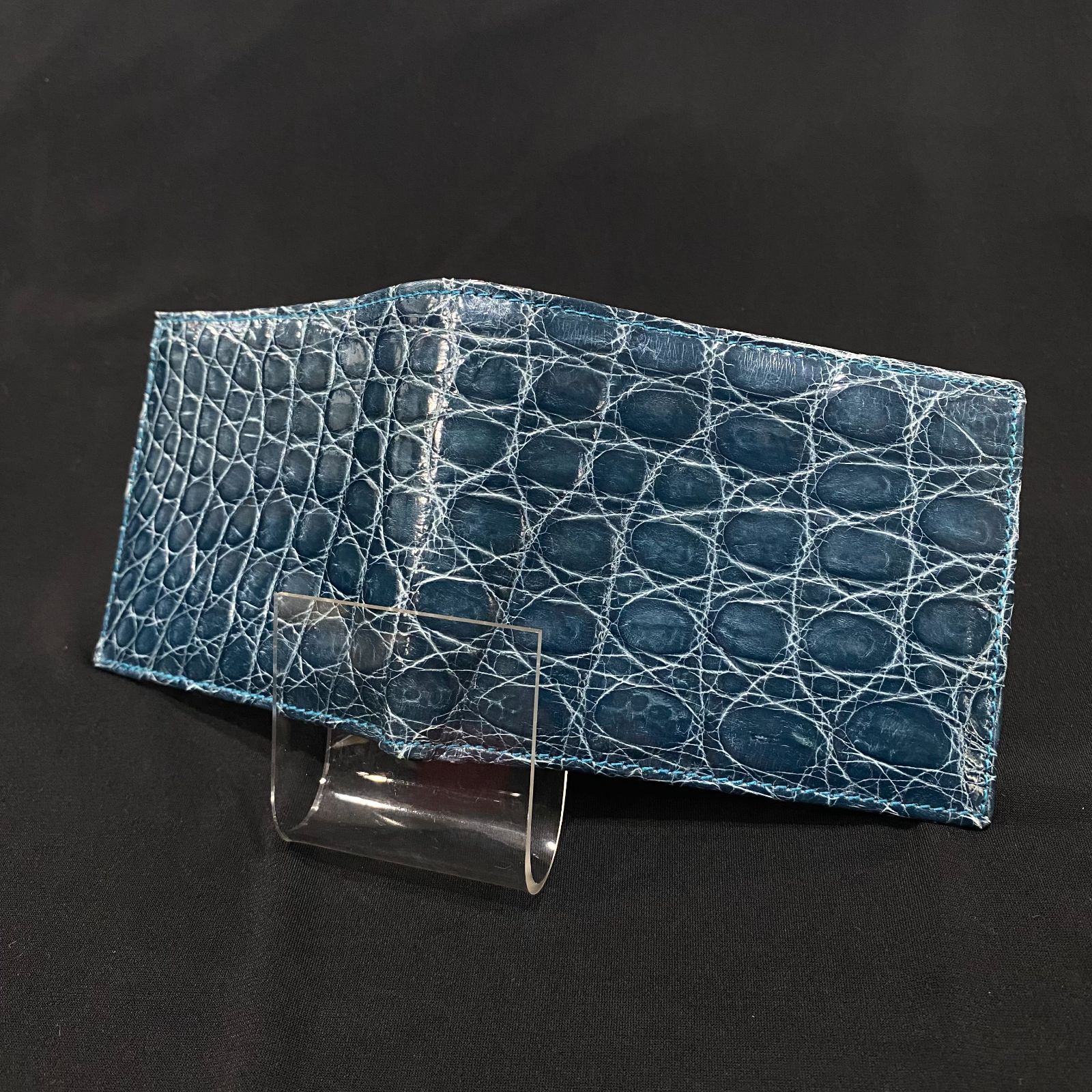 Parri's イタリア製 クロコダイル 二つ折り財布 - Wise Store - メルカリ