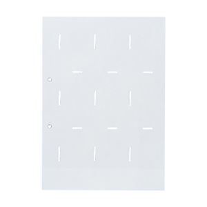 まとめ キングジム 名刺ホルダー台紙 A4タテ 2穴 両面18ポケット タテ入れ グレー 88DN 1パック 10枚 ×10セット