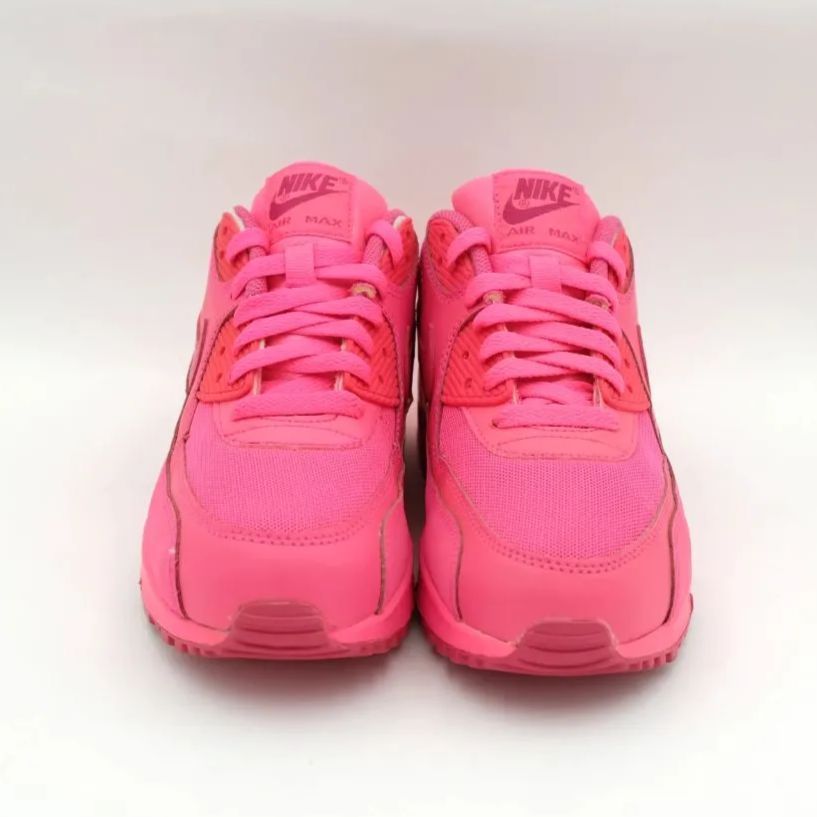 NIKE AIR MAX 90 GS HYPER PINK ナイキ エア マックス ハイパー ピンク ネオン 蛍光 24.5cm 345017 601  - メルカリ