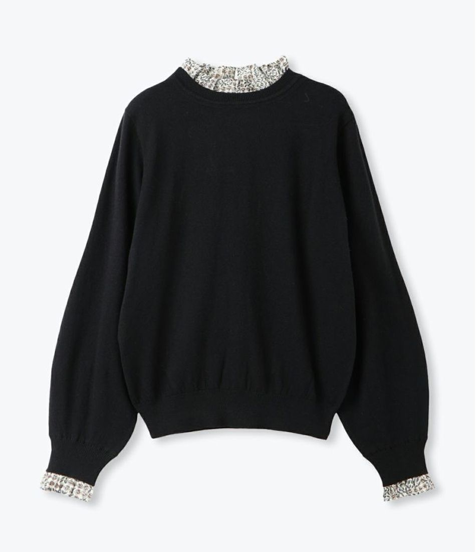 コットンカシミヤLIBERTYフリル