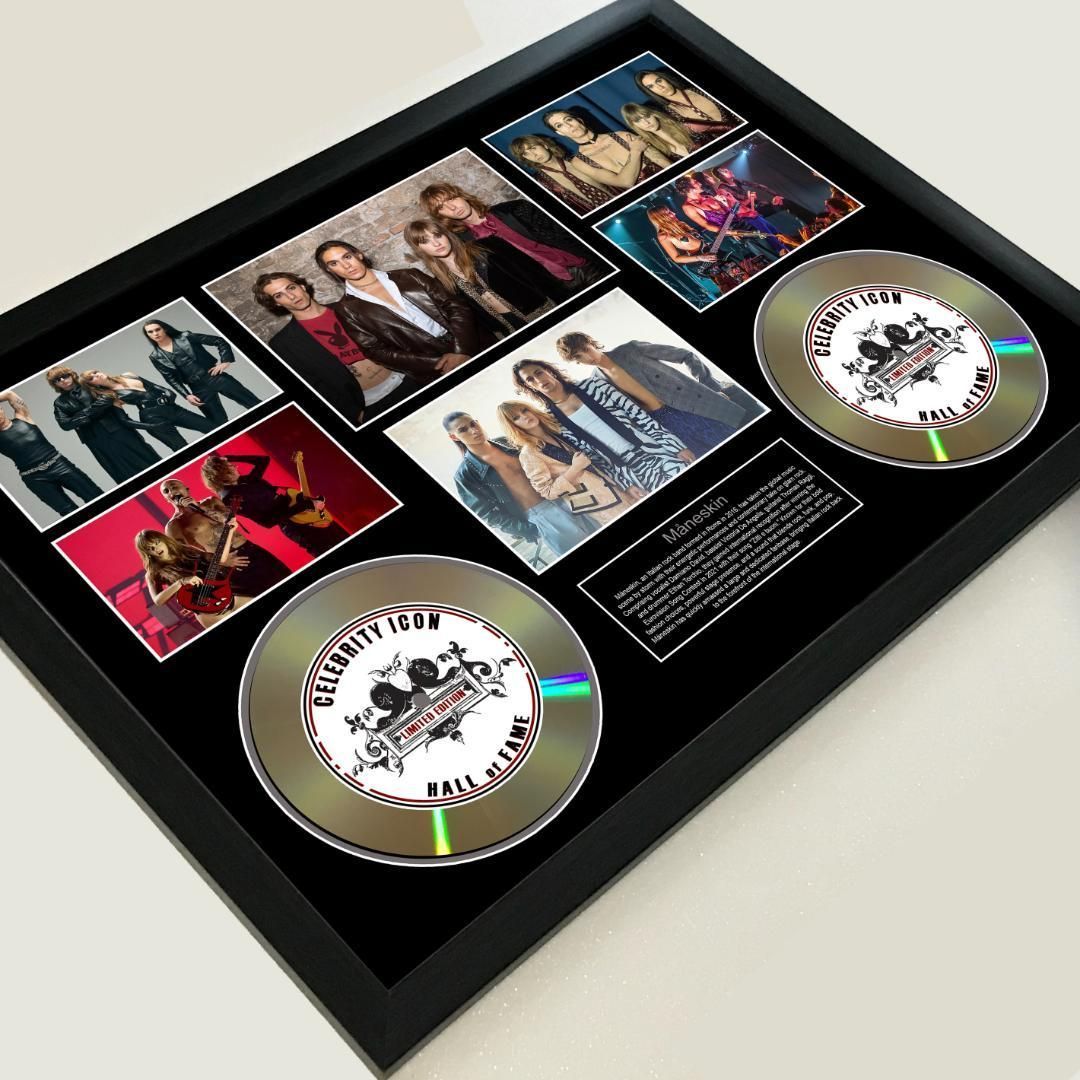 マネスキン セレブリティー アイコンフレーム ロック 証明書付 -1