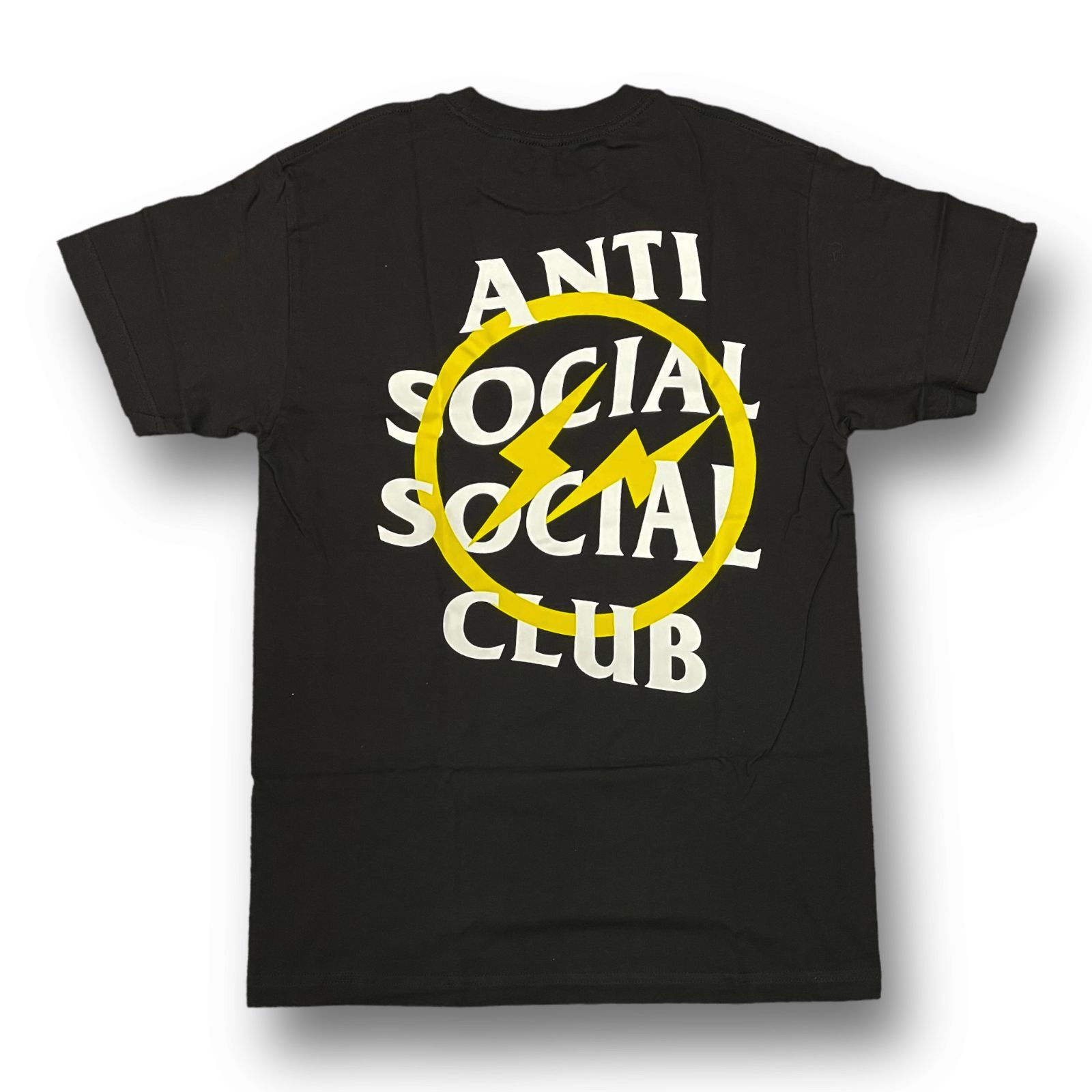 新品 Fragment design ANTI SOCIAL SOCIAL CLUB コラボ サンダーボルト プリント Tシャツ フラグメント  アンチソーシャルソーシャルクラブ M