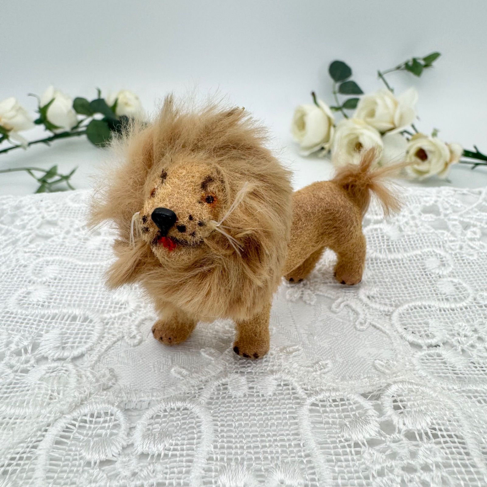 送料無料 西ドイツ ワグナー社 1966年～1983年 figure ライオン Wagner Kunstlerschutz 動物フィギュア ビンテージ|アンティーク