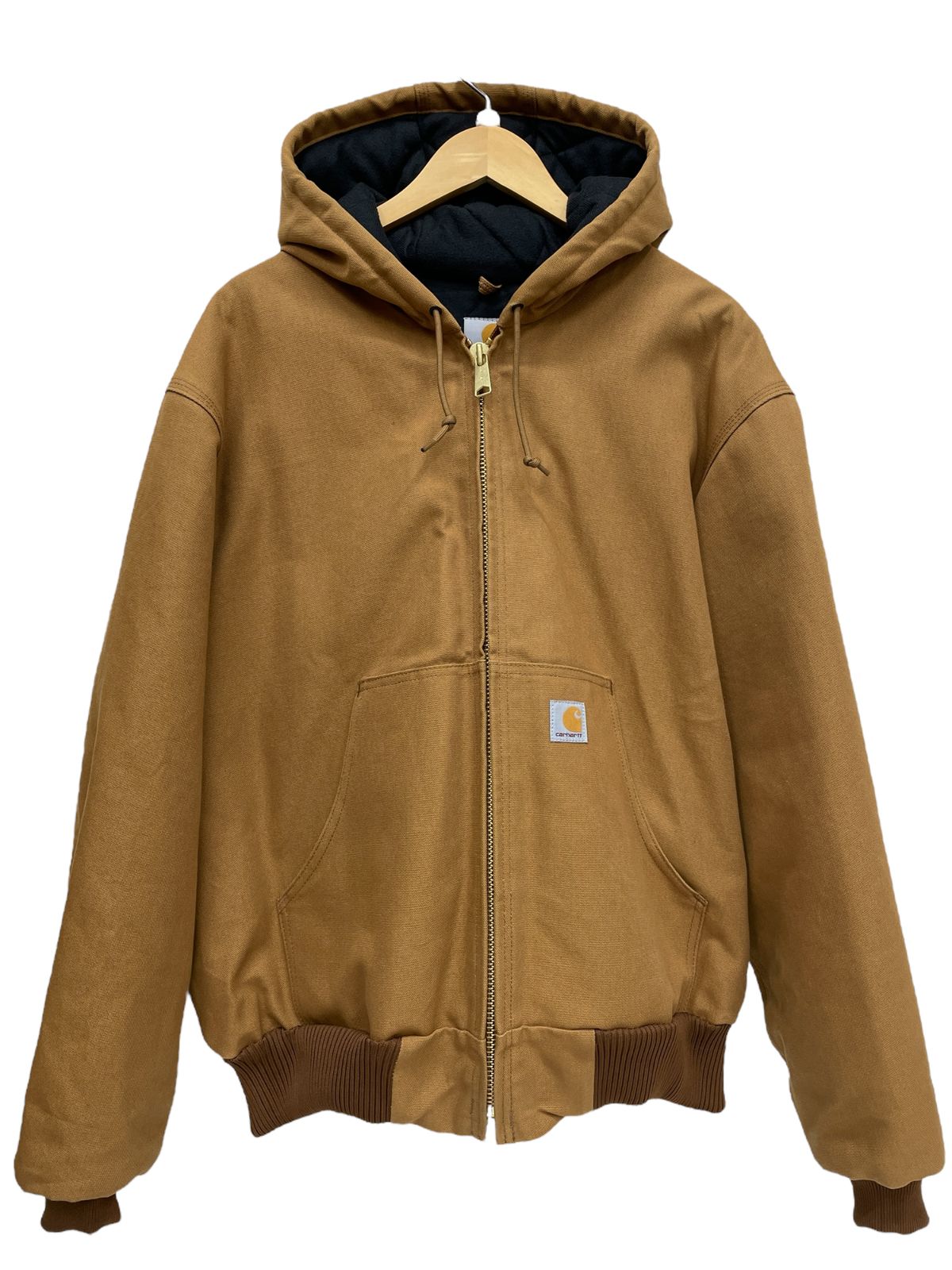 Carhartt カーハート アクティブジャケット 中綿ジャケット 裏キルティング ダック地 J140 L キャメル メンズ|045