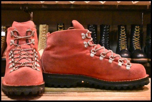 9EE 良品 プロペラ別注 黒タグ】Danner ダナー マウンテンライト 10300X 赤 レッド スエード ラフアウト レースアップ ブーツ  HOPESMORE【EK015】 - メルカリ