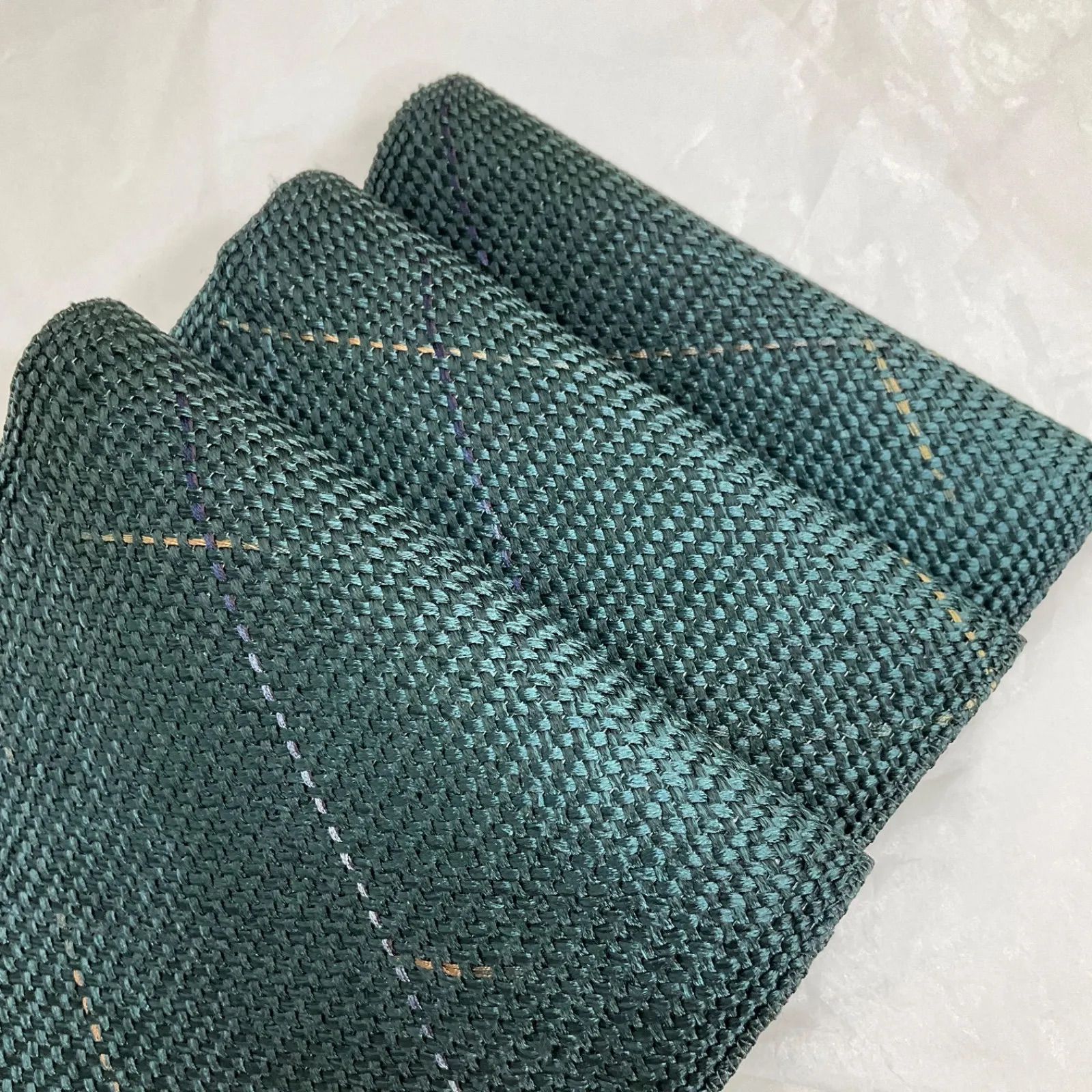  kimono one 同然 正絹 組織の素敵な半幅帯 リバーシブル 長尺 半幅帯半巾帯小袋帯 450.5㎝ 着物帯小紋普段着半幅帯単衣浴衣 半巾 半幅 小袋帯 帯