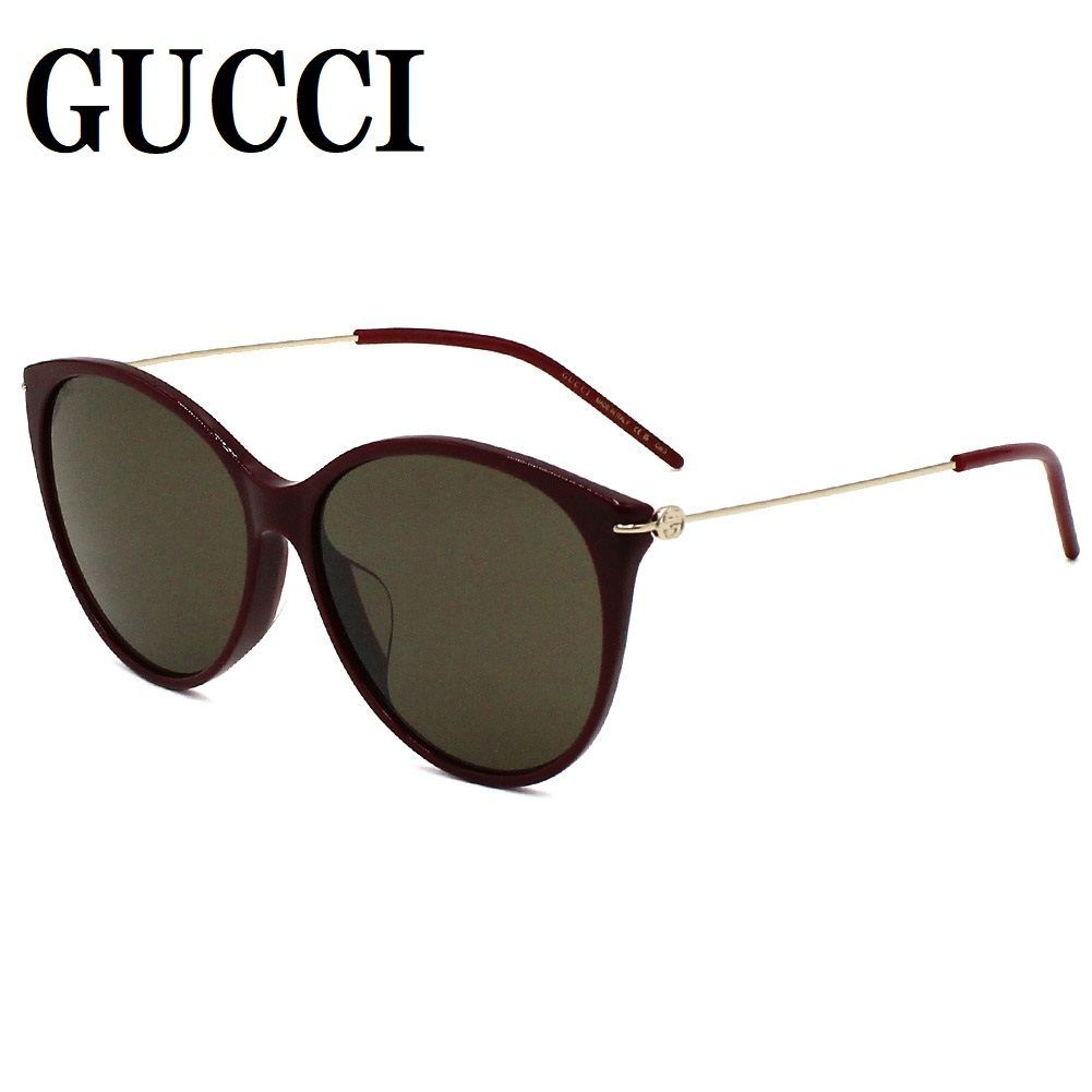 GUCCI サングラス GG1268SA-003 バーガンディ アジアンフィット グッチ GUCCI GG1268SA 003 サングラス アジアンフィット UV