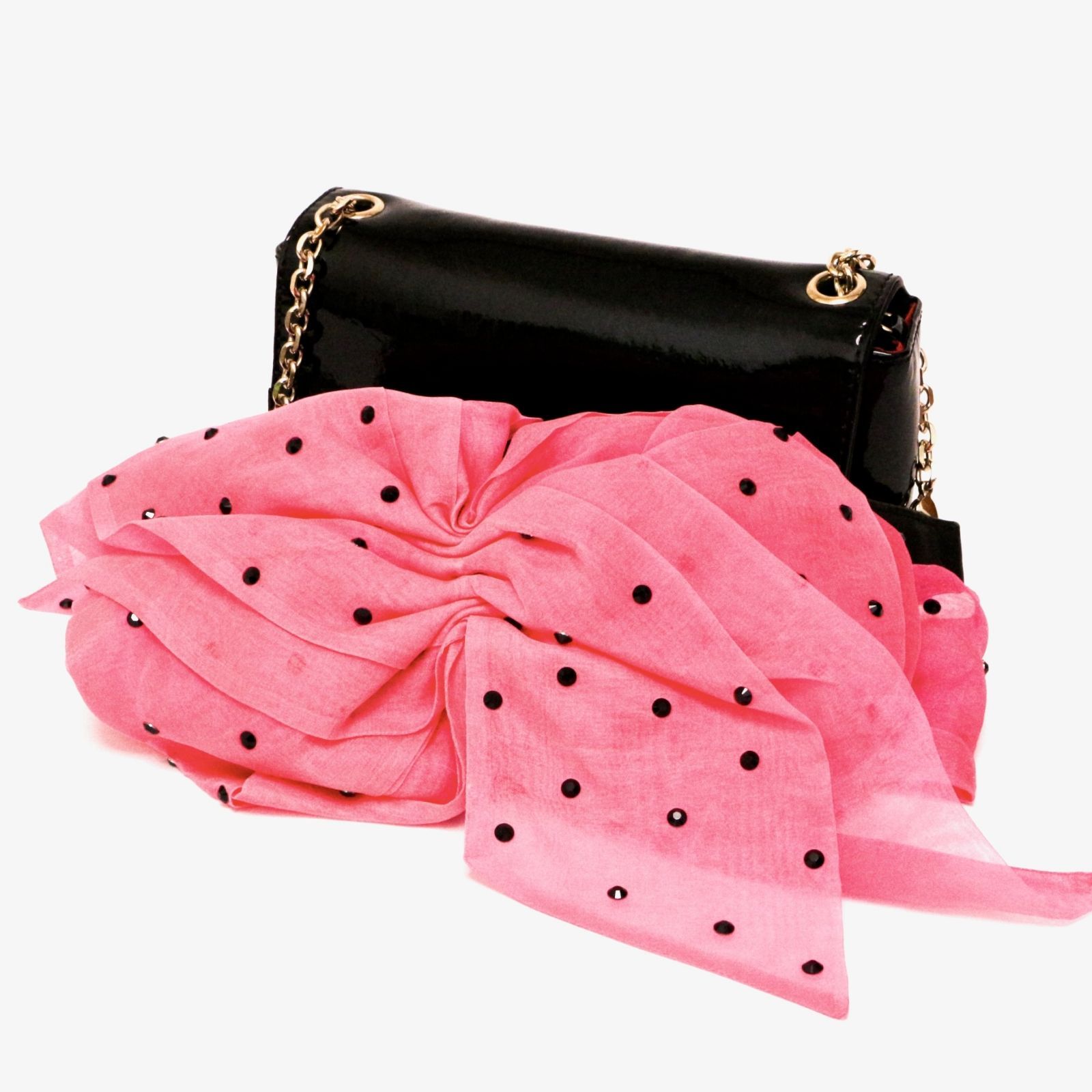 クリスチャン ルブタン 1120971 ARTEMIS BOW PATENT CALF/ORGANZA  