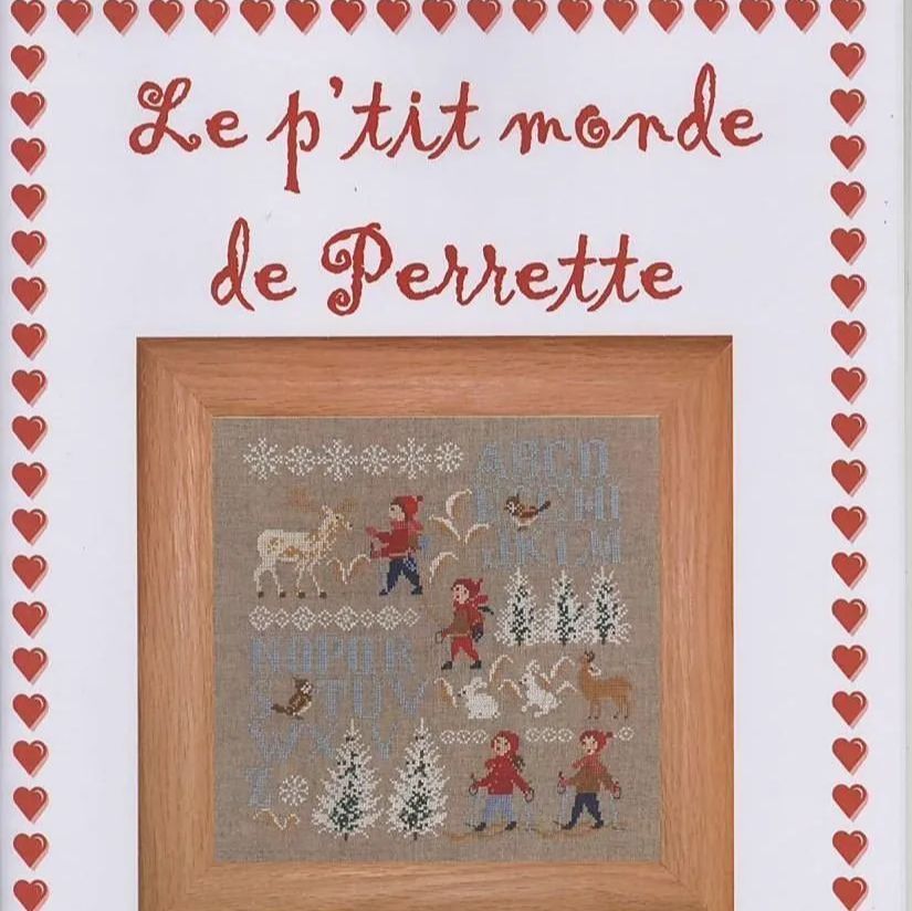 🟦⬜🟥クロスステッチ 図案 チャート＊サモイロフ＊ Le p'tit monde de Perrette🔶La montagne en  hiver🔶◇冬の山◇AbcCollection モノクロ図案 ペレットサモイロフ - メルカリ