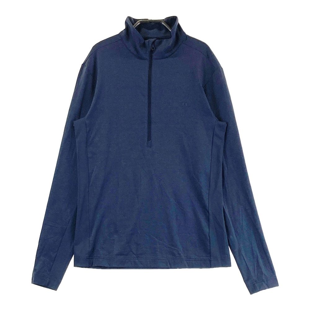 サイズ S J.LINDEBERG ジェイリンドバーグ 071-38312 長袖ハーフジップTシャツ ネイビー系 240101531365 ゴルフウェア メンズ ストスト