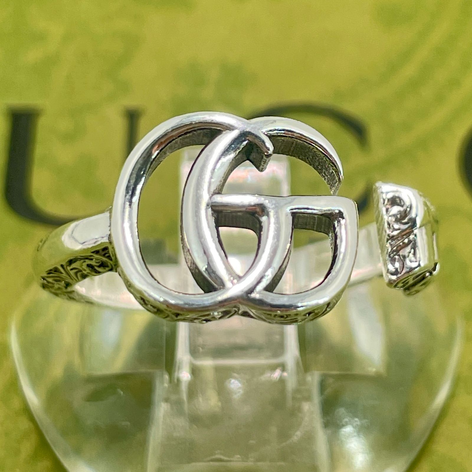 GUCCI (ダブルG シルバーリング) 16号