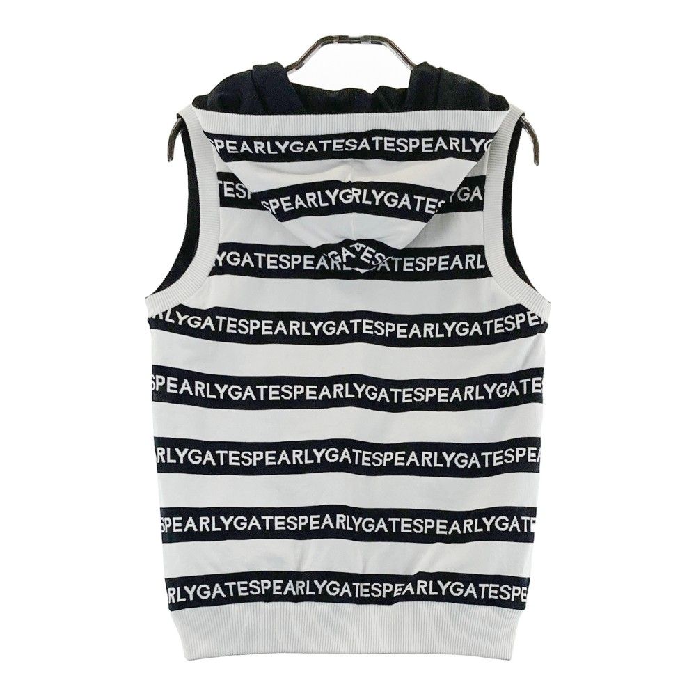 PEARLY GATES フード付きベスト ホワイト 【公式通販】