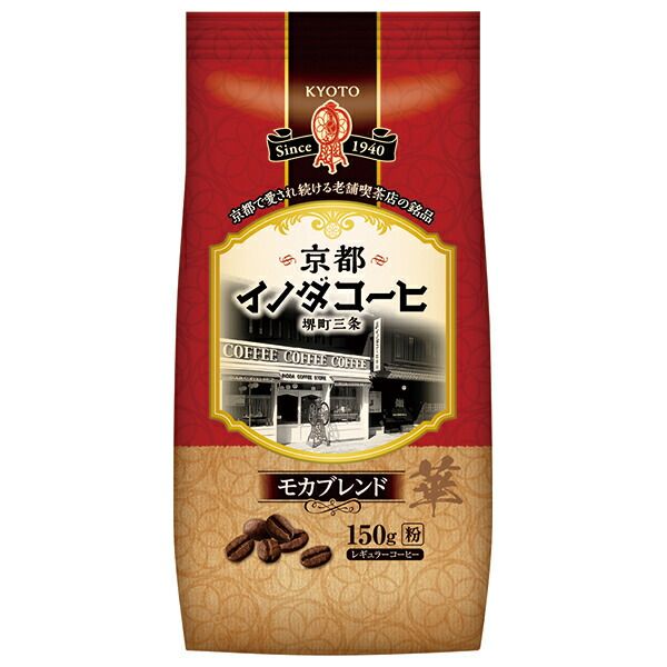 キーコーヒー 京都イノダコーヒ モカブレンド 粉 150g×6袋入× 2ケース ｜ レギュラー コーヒー 珈琲 ブレンド モカ