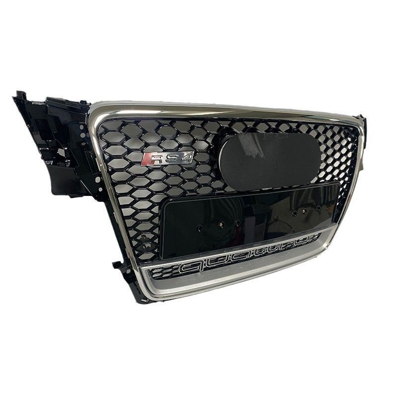 【SALE】ハニカムメッシュフロントグリルグリルアウディ A4 B8 S4 RS4 S ライン 2009-2012 RS4 スタ Artudatech ハニカムメッシュフォグランプ オープンベントグリル