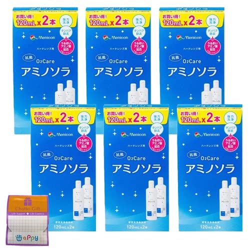 120ml×12本 メニコン 02ケア アミノソラ 6箱セット HCL SPスポイト付