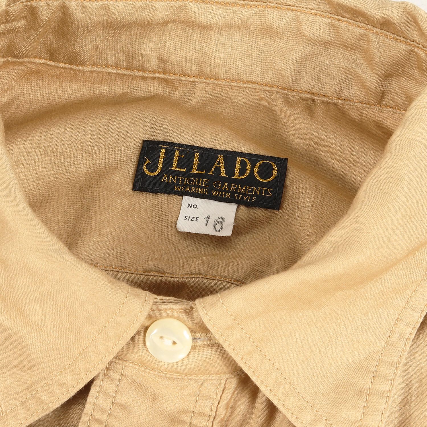 JELADO ジェラード シャツ サイズ:16(L) チンスト付き コットン