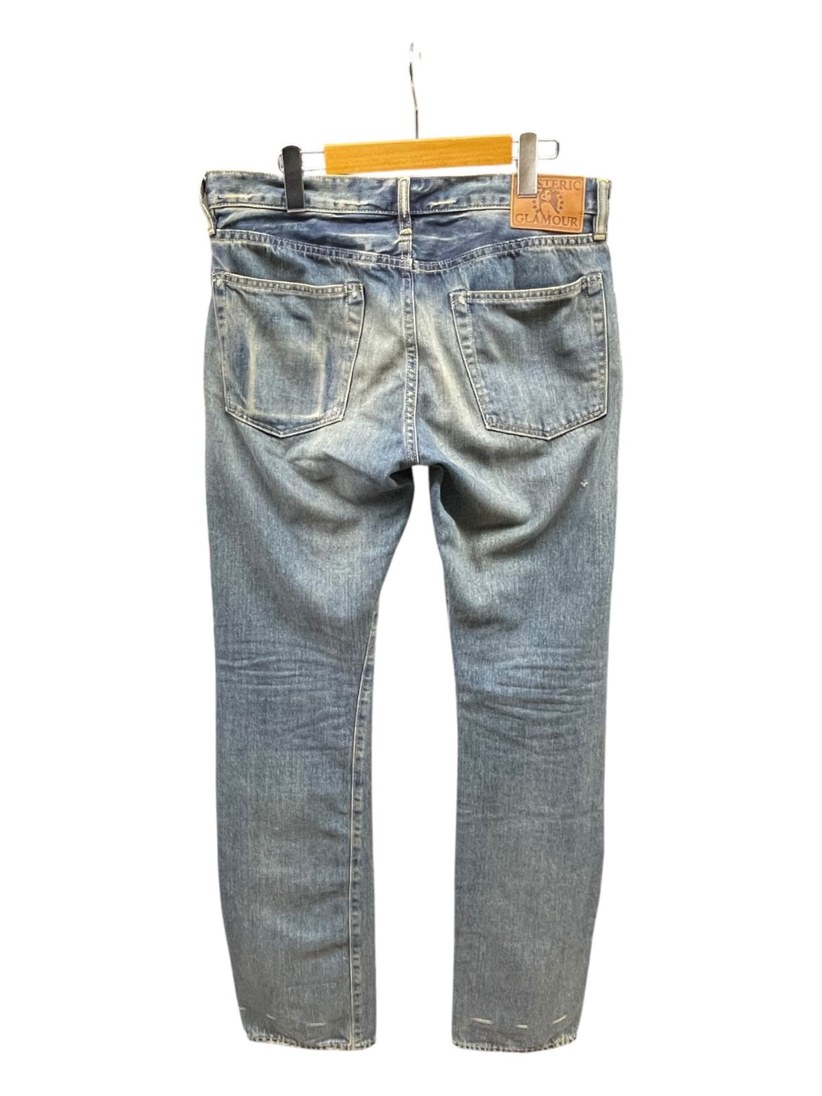 ヒステリックグラマー プリント スタッズデニムパンツ HYSTERIC