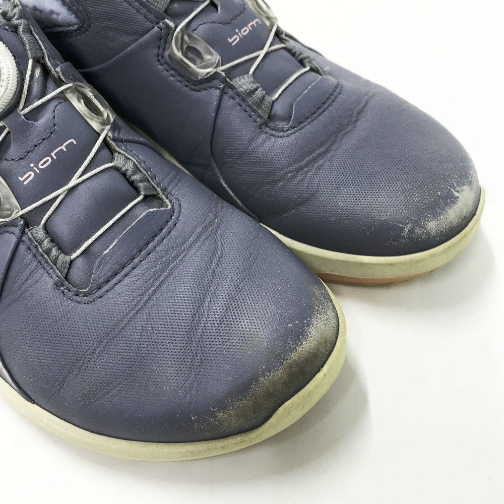 UMiの出品 ecco エコー 108213 BIOM HYBRID4 BOA ゴルフシューズ ネイビー系 37