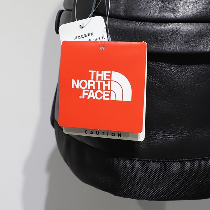 シュプリーム×ノースフェイス ロゴレザーリュックバックパック