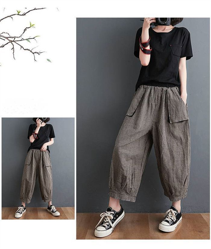 オローネ　バルーンパンツ　春夏　ギンガム オローネ バルーンパンツ(春夏) | オローネ | TANDEY ONLINE STORE