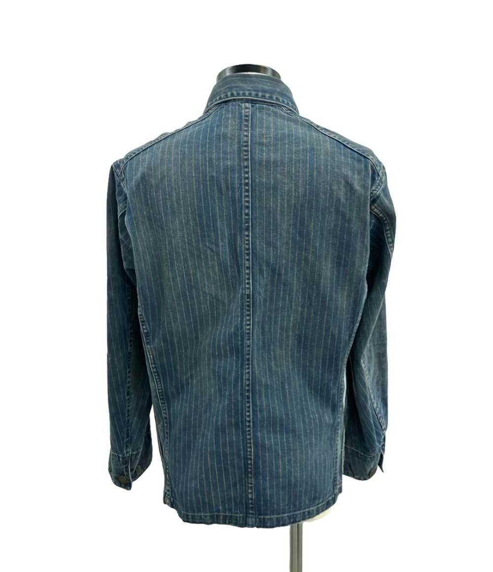 【新品】RRL ダブルアールエル ウォッシュド デニム カバーオール RRL(ダブルアールエル) デニムカバーオール インディゴ サイズ 4