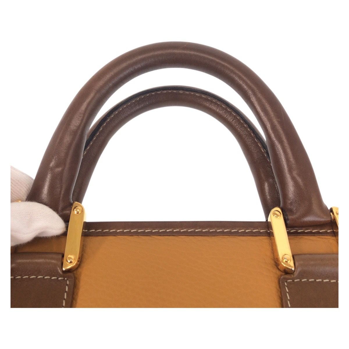 美品 LOEWE ロエベ ヴィンテージ アナグラム キャメル ブラウン  