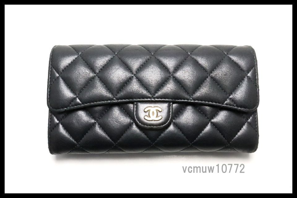 近年モデル希少美中古□CHANEL 31番台 マトラッセ GD金具 レザー 2  