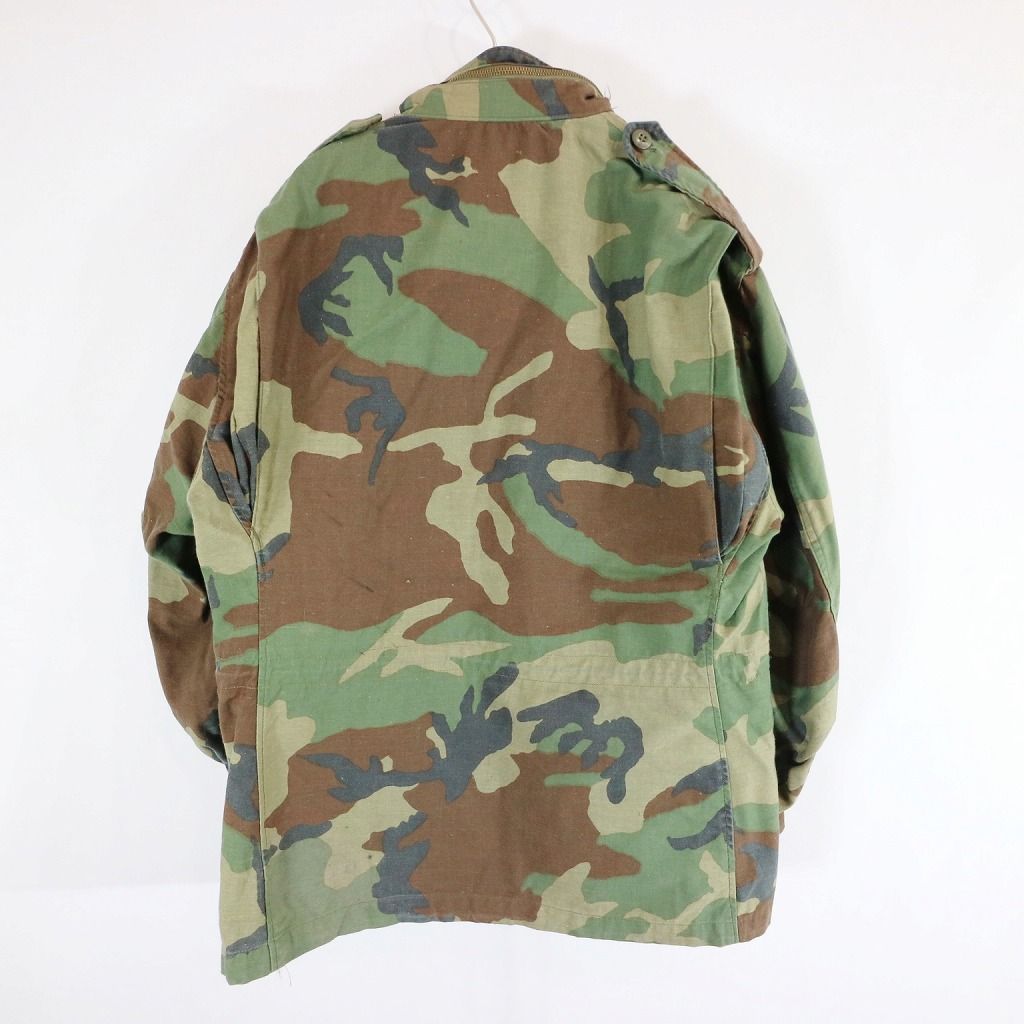 アメリカ軍 80s M65ウッドランドカモ フィールドジャケット 3rd S-S MILITARY - アメリカ軍 80s M65ウッドランドカモ フィールド