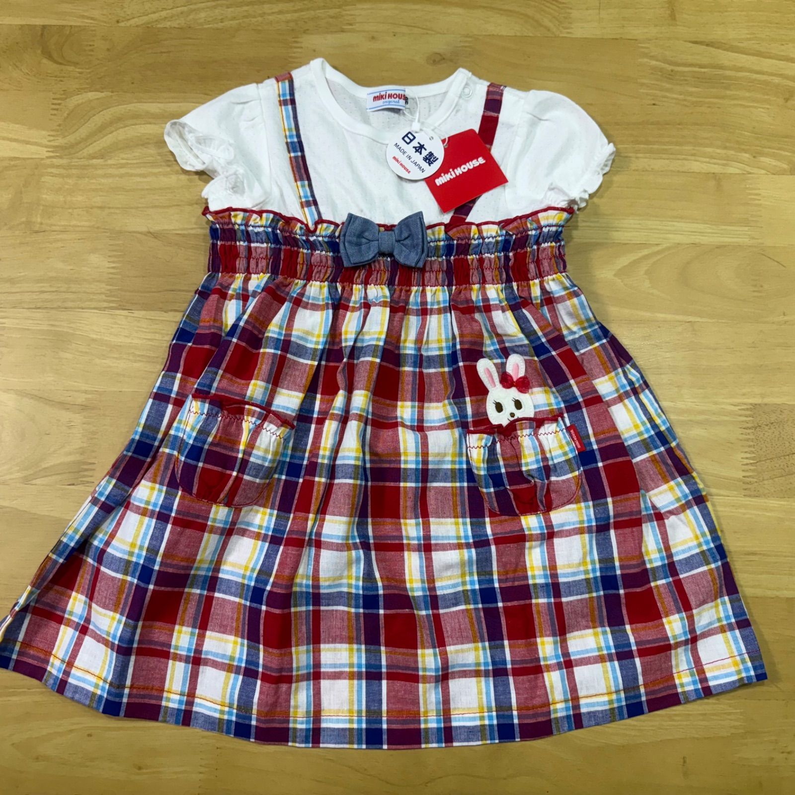 新品タグ付き☆ミキハウス パッチワークワンピース 90 新品タグ付き◎ミキハウスワンピース◎サイズ90 - メルカリ