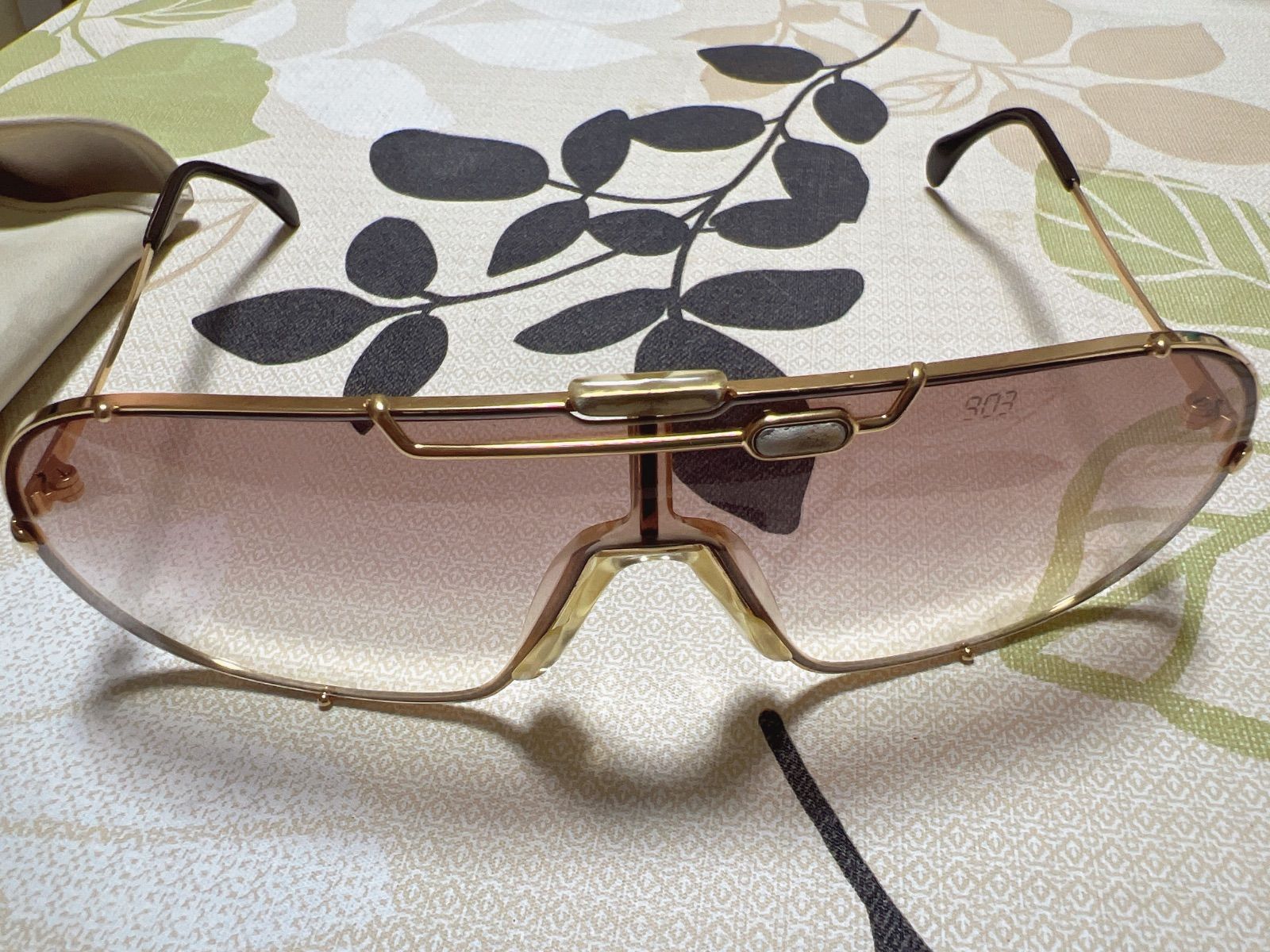 VINTAGE CAZAL カザール サングラス 903 ゴールド 度なし - メルカリ