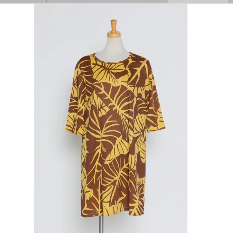 Manuheali i 五分袖チュニック タロ ＹＥＬ