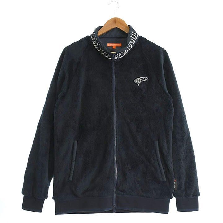 美色 ビームスゴルフ メンズ Lサイズ 長袖ブルゾン ブラック系 秋冬｜古着ゴルフウェア