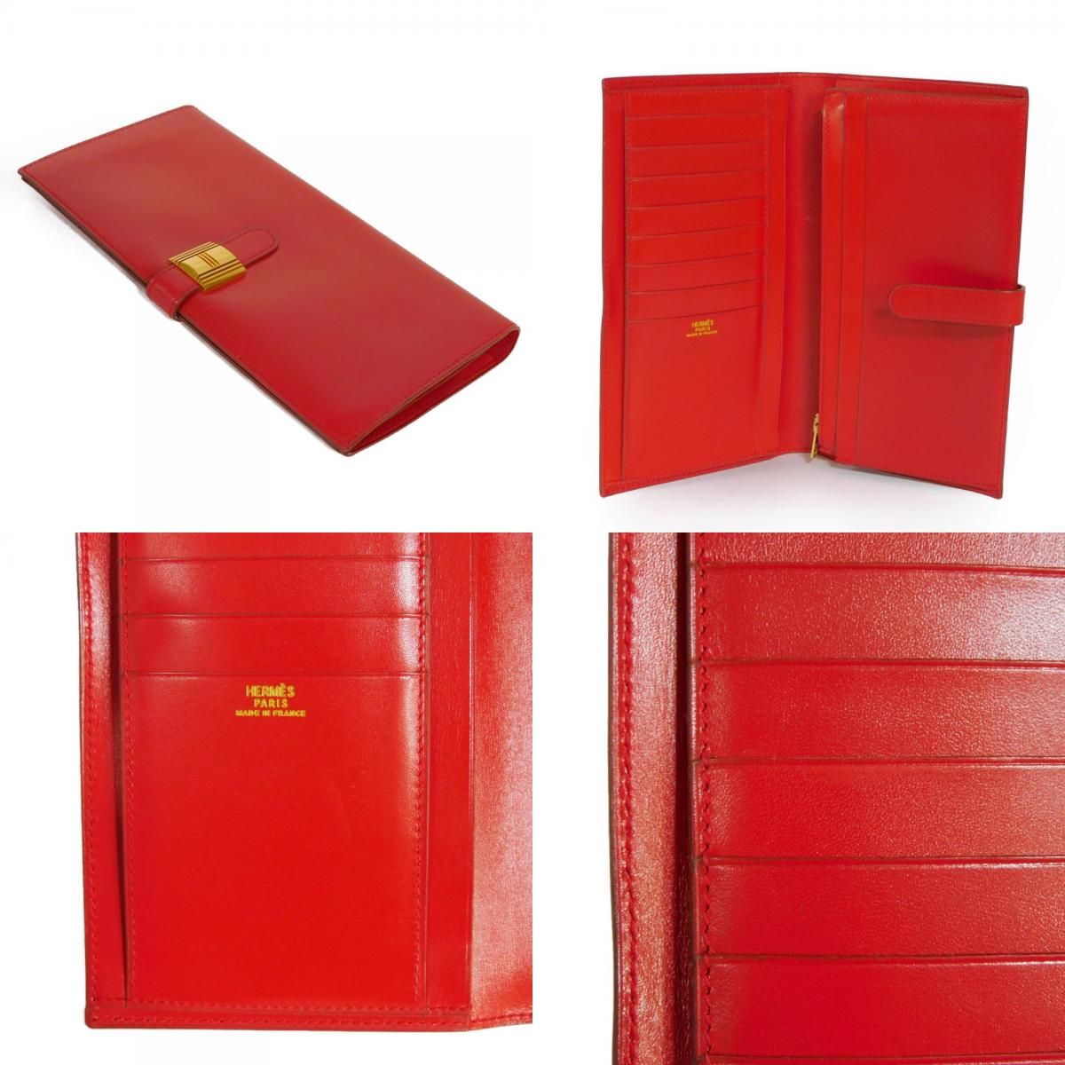 エルメス ソミュール ディアンヌ 二つ折り G金具 ヴィンテージ カデナ