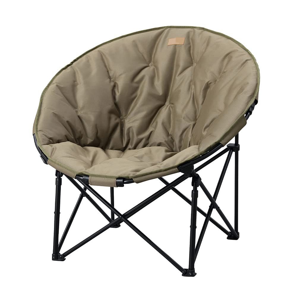 人気商品 アウトドア ムーンチェア コンパクト キャンプ用品 収納 収縮タイプ アイリスオーヤマ 簡単組立 ハンモック ギフト プレゼント