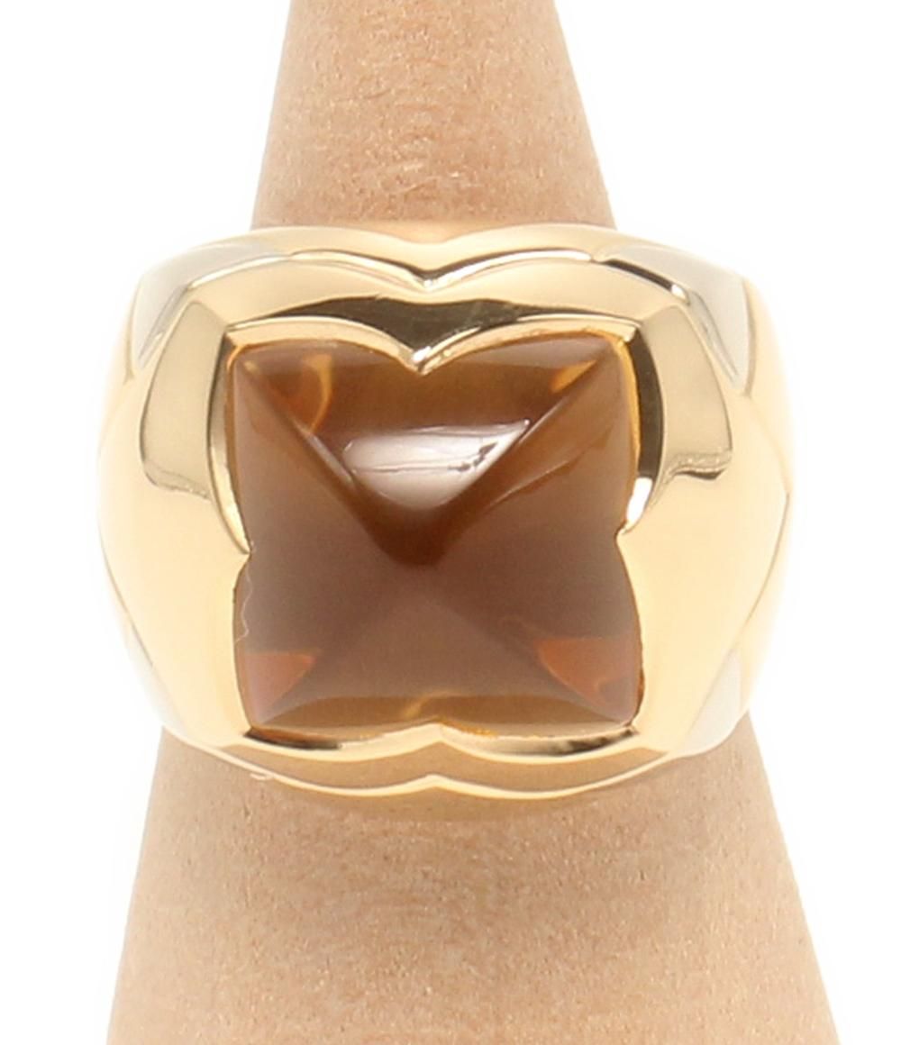 BVLGARI ブルガリ ピラミデ ペンダント トップ シトリン 750 K18