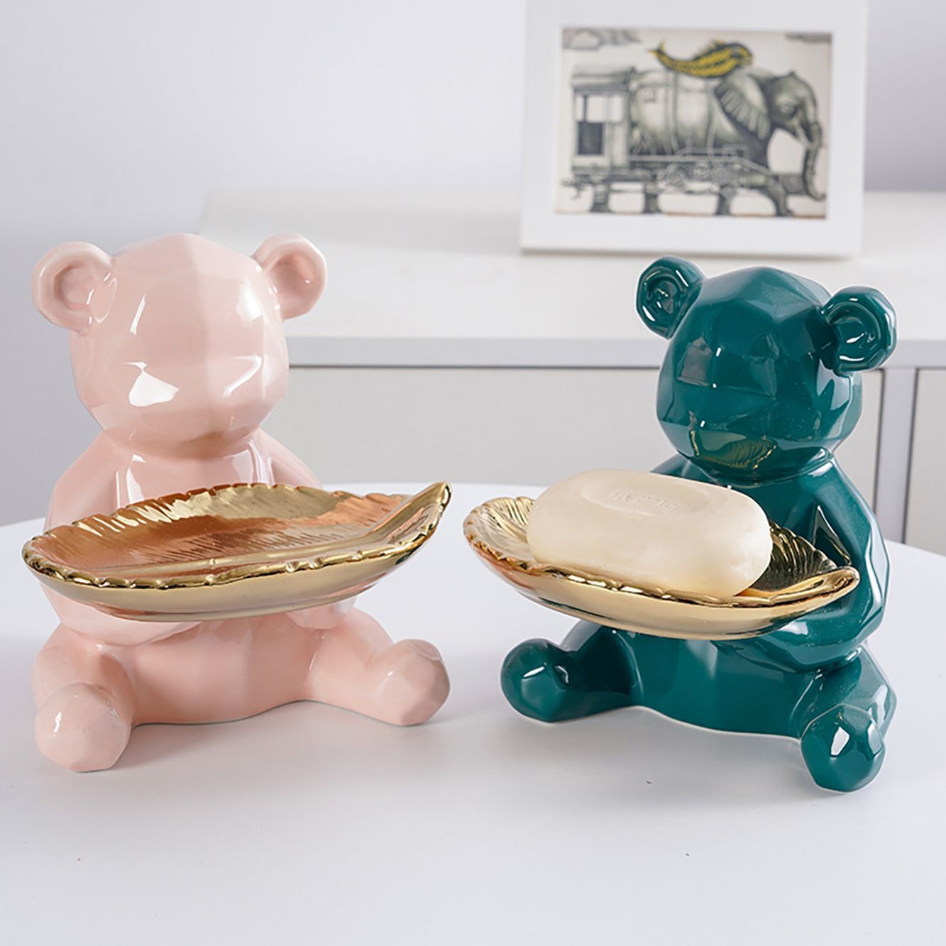 お値下げ♡VINTAGE✾USA✾Matson3点✾ソープトレイ・ディスペンサー