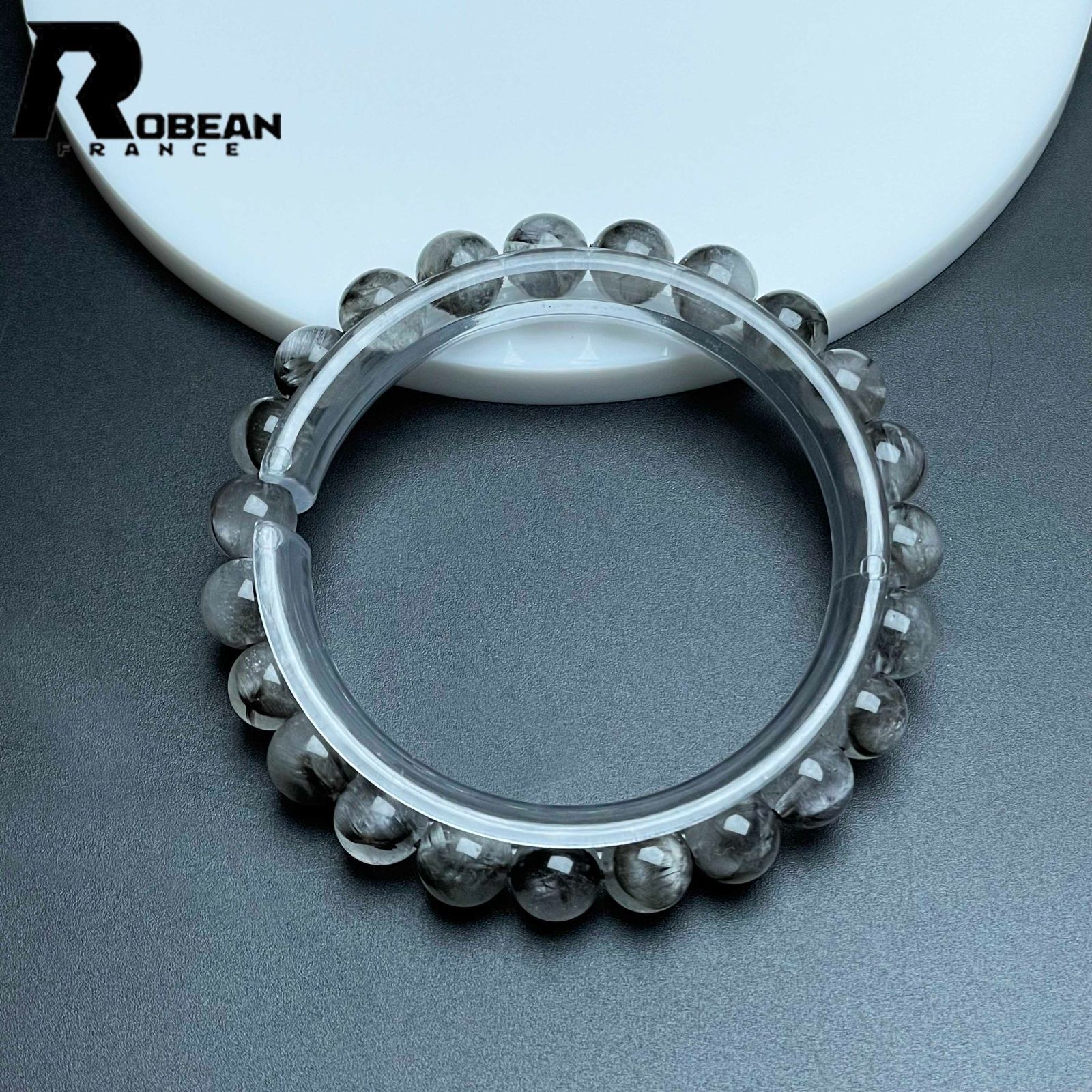 EU製 定価20万円 ROBEAN ブルッカイトインクォーツ パワーストーン アクセサリー ブルッカイト 天然石 プレゼント1 8.4-8.9mm M0721842