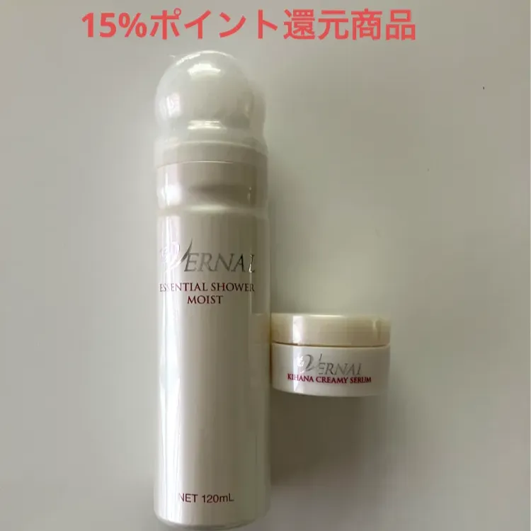 エッセンシャルシャワーモイスト240mlとキハナクリーミーセラム30g