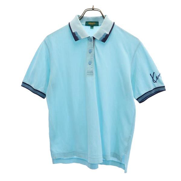 ケンゾー ゴルフ 半袖ポロシャツ ストライプ柄 ゴルフウェア 1