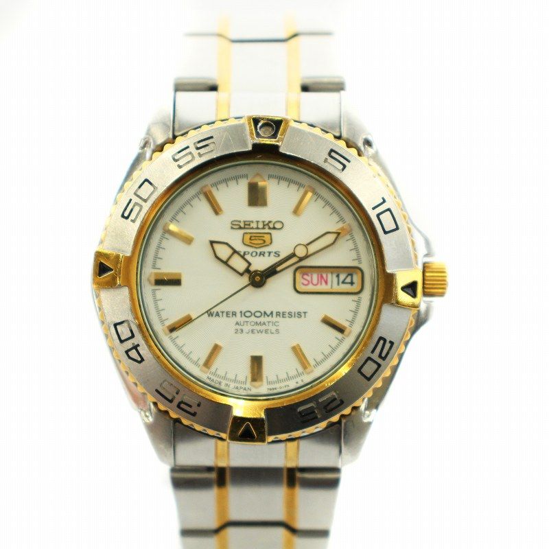 未使用級 セイコー 5 スポーツ 7S36-00Y0 自動巻 黒文字盤 Vintage Seiko 5 Sports Automatic 7S36-00Y0 Japan Men's Watch | eBay