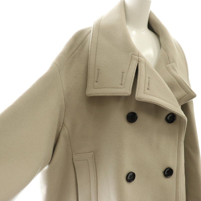 ノーブル NOBLE 23AW スタンドカラーオーバーコート ロング ウール